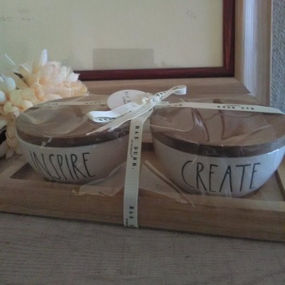 NWT RAE DUNN Set of 2 Pinch Bowls - Picture 4 of 8